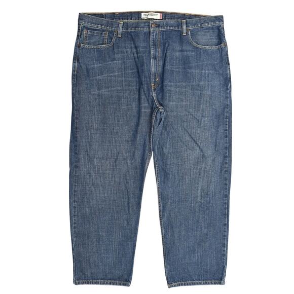 Levi's Men's Blue Cotton Jeans 46x30 Straight Leg Preowned 550 Relaxed Fit - Picture 1 of 9